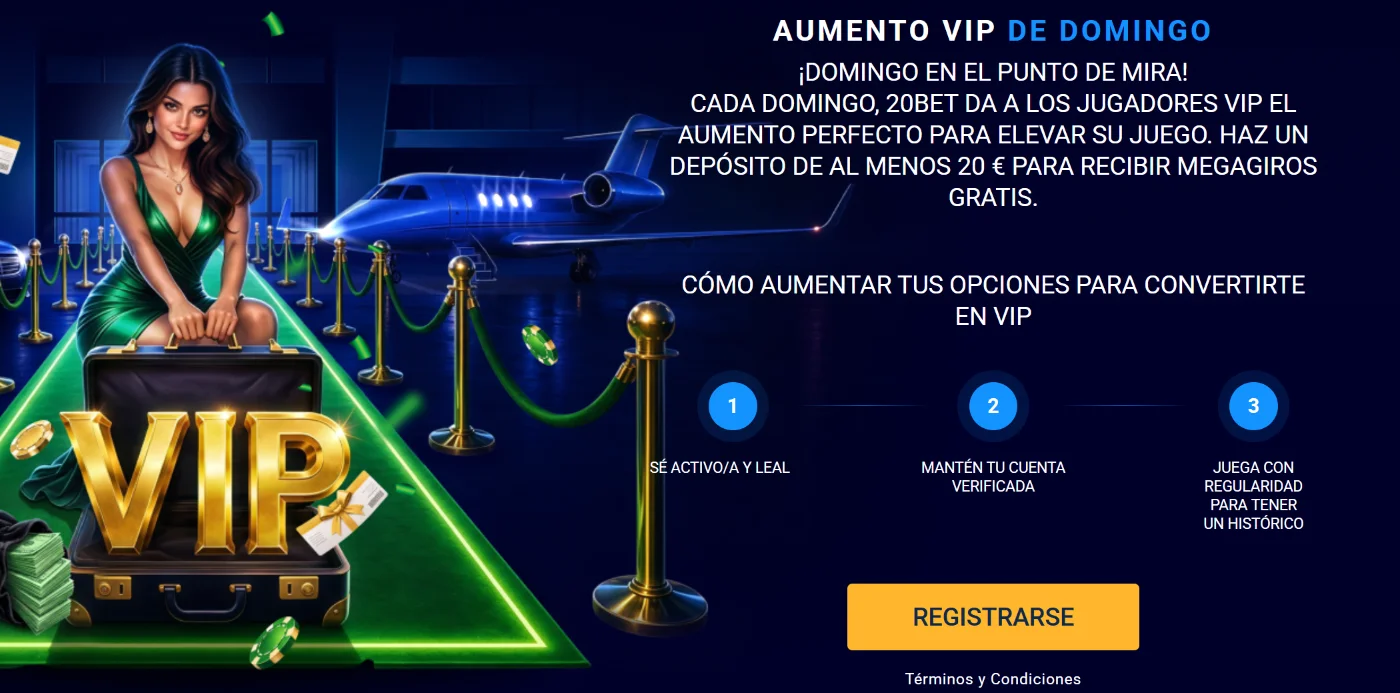20Bet Casino Programa VIP 20Bet Casino con programa VIP, beneficios exclusivos y requisitos para subir de nivel